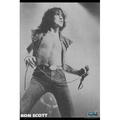 AC/DC Poster Bon Scott Live On Stage B/W New 12x18