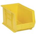 Quantum Storage QUS242YL Ultra Stack & Hang Bin- Yellow - 13.62 x 8.25 x 8 in.