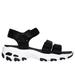 Skechers Women's D'Lites - Fresh Catch Sandals, Black, Size 5.0