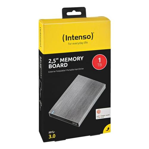 Externe Festplatte »Memory Board« 1 TB grau, Intenso, 7.5x1.5x11.5 cm