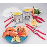 Nantucket Seafood Red Lobster Claw Cracker, Seafood Tool & Nutcracker, Cast Aluminum, 5.5 x 2.25 Inches Aluminum in Gray/Red | Wayfair 5994