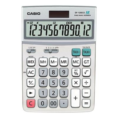 CASIO Tischrechner »DF-120eco« grau, 17.5x3.6x12.2 cm Image
