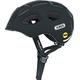 ABUS Youn-I MIPS Kids Helmet - Modern Bike Helmet for Children - for Girls and Boys - Black, Size S