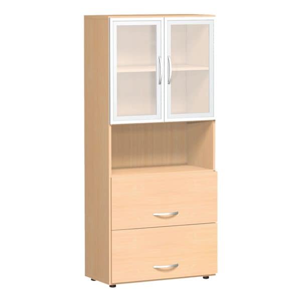 Geramöbel Mehrzweckschrank »New York« braun, 80x181x42 cm