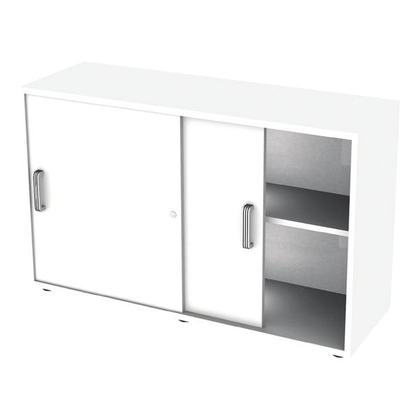 OTTO Office Premium Schiebetürenschrank »OTTO Office Line III« 2 OH weiß, 120x75x40 cm