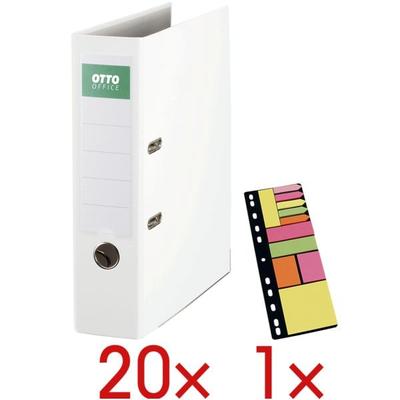OTTO Office 20 Ordner »Exclusive I« inkl. 1 Packung Haftstreifen »Universal« weiß, 8x32x28.5 cm Image