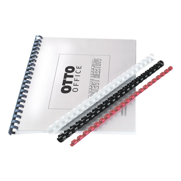OTTO Office Plastikbinderücken - 110 Blatt rot
