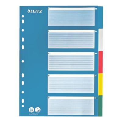 Leitz Kunststoffregister »1251« 1-12 A4 weiß, 22.5x29.7 cm