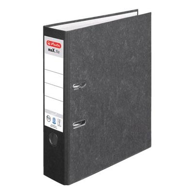 Herlitz Ordner »maX.file nature« breit schwarz, 8x31.8x28.5 cm