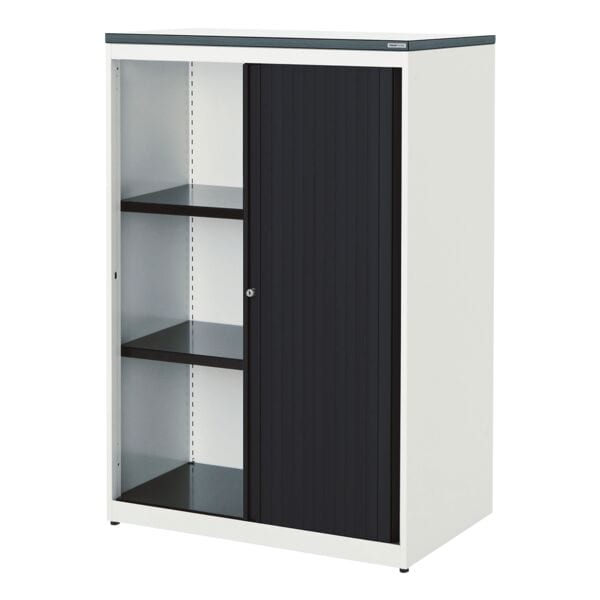mauser Stahlschrank mit Rollladen »Kontoro« 3 OH 85 cm weiß, 85x123.5x48.2 cm
