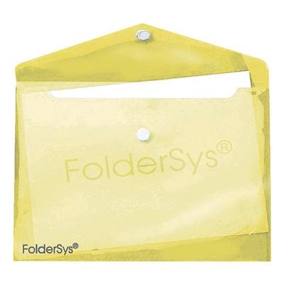 Foldersys Aktentasche A4 quer 100 Blatt gelb, 23.9x33.4 cm