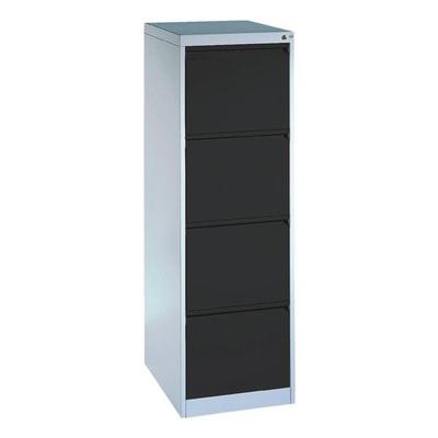 Hängeregistraturschrank A4 schwarz, CP, 43.3x135.7x59 cm