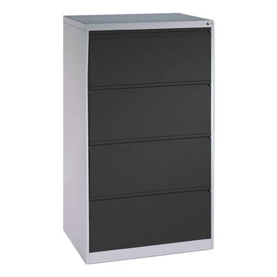 Hängeregistraturschrank A4 schwarz, CP, 78.7x135.7x59 cm