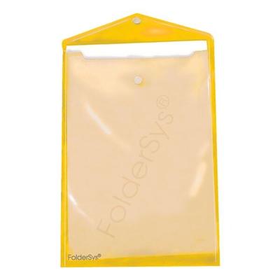 Foldersys Aktentasche A4 100 Blatt gelb, 23.8x33.4 cm