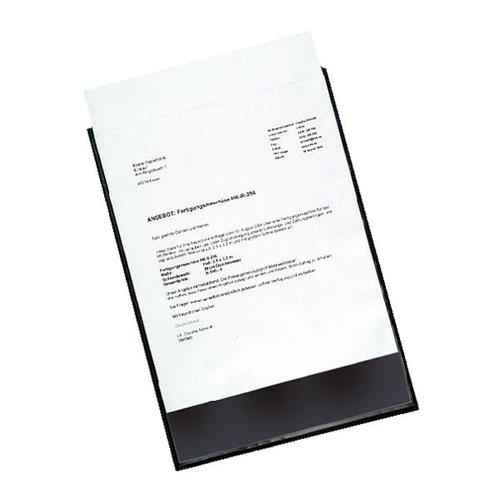 Angebotsmappe schwarz, Foldersys, 22.2x31.5 cm