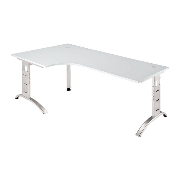 OTTO Office Premium Winkelschreibtisch »Otto Office Line II« 200 cm grau, 200x82x120 cm