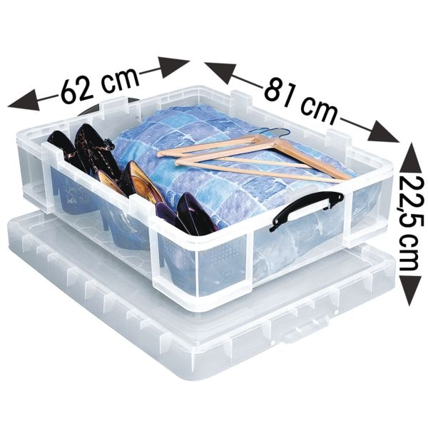 Really Useful Box Ablagebox 70 Liter transparent, 81x22.5x62 cm Image