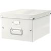 Leitz Ablagebox WOW 6044 »Click & Store« mittel weiß, 28.1x20x36.9 cm