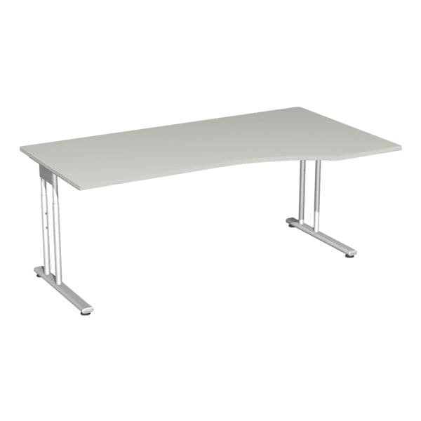 Geramöbel PC-Arbeitstisch »Lissabon« 180 cm rechts breiter grau, 180x72x100 cm Image