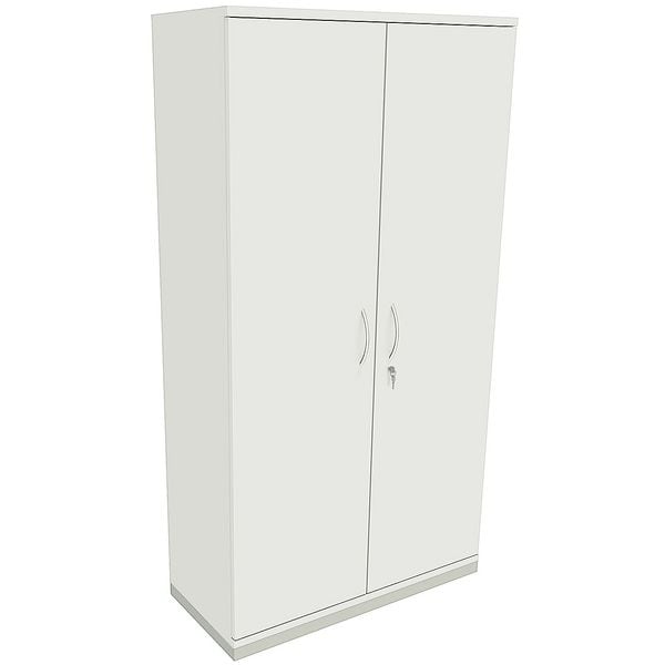 fm Büromöbel Aktenschrank abschließbar für 5 Ordnerhöhen Breite 100 cm »Sidney« weiß, 100x186.9x44.2 cm