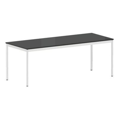 Schreibtisch »System 4, extra lang« (ca. 200 cm) schwarz, viasit, 200x76x100 cm
