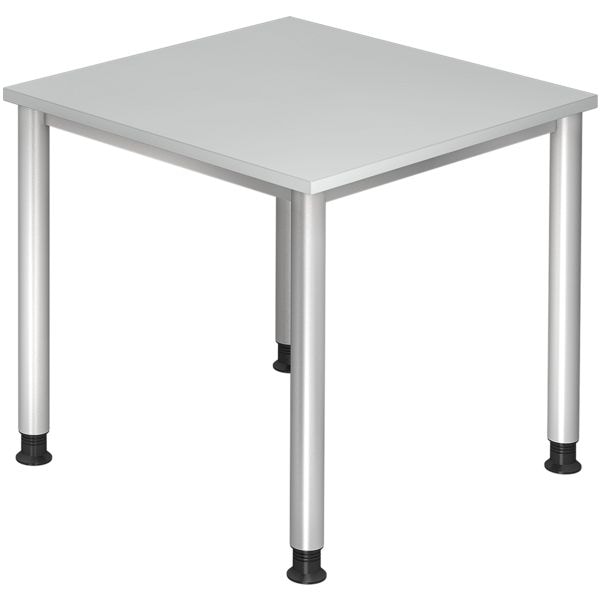 OTTO Office Premium Schreibtisch »Otto Office Line IV« 80 cm grau, 80x76x80 cm