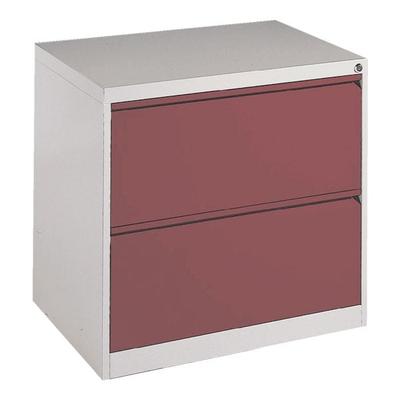 Hängeregistraturschrank A4 rot, CP, 78.7x73.3x59 cm