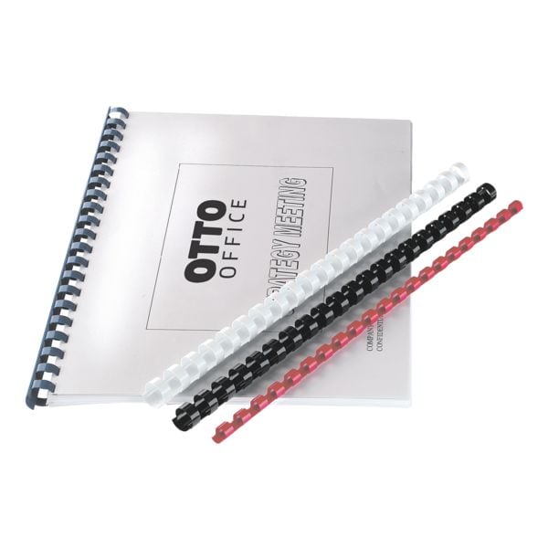 OTTO Office Plastikbinderücken - 30 Blatt schwarz Image
