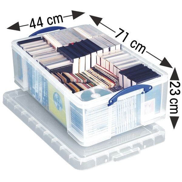 Really Useful Box Ablagebox 50 Liter transparent, 71x23x44 cm Image