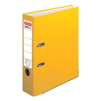 Ordner »maX.file protect« breit gelb, Herlitz, 8x31.8x28.5 cm