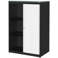 Stahlschrank mit Rollladen »Kontoro« 3 OH 85 cm grau, mauser, 85x123.5x48.2 cm