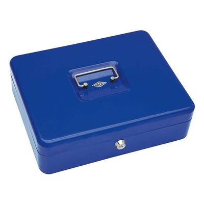 Geldkassette Größe 4 blau, Wedo, 30x9x24 cm