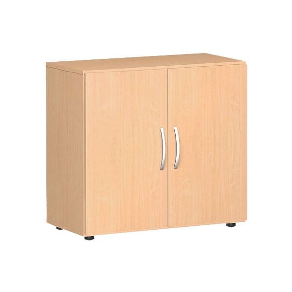 Geramöbel Aktenschrank 80 cm 2 OH braun, 80x75x42 cm