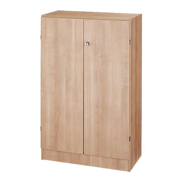 HAMMERBACHER Aktenschrank »Q-Line« 80 cm breit 3 OH abschließbar braun, 80x127x42 cm