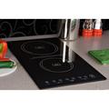 Summit Appliance Summit Built-In 12" Induction Cooktop w/ 2 Burners & Cookware Set in Black | 3.25 H x 11.38 W x 20.13 D in | Wayfair