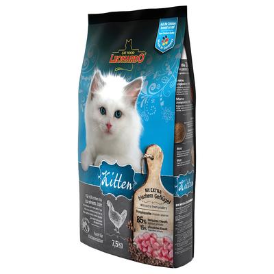 2 x 7,5kg Kitten Leonardo getreidefreies Katzenfutter trocken