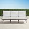 Carlisle Sofa with Cushions in Slate Aluminum - Standard, Indigo - Frontgate