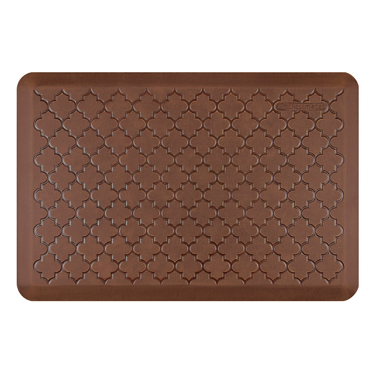 WellnessMats Estate Collection Trellis Comfort Mat - Lagoon, 6' x 2' Lagoon - Frontgate