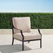 Grayson Lounge Chair with Cushions in Black Finish - Resort Stripe Air Blue, Standard - Frontgate