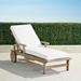 Cassara Chaise Lounge with Cushions in Weathered Finish - Rain Sailcloth Seagull, Standard - Frontgate