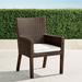 Palermo Bar and Dining Cushion - Dining Arm Chair, Stripe, Resort Stripe Dove, Standard - Frontgate