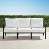 Carlisle Sofa with Cushions in Onyx Finish - Rumor Midnight, Standard - Frontgate