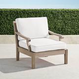 Cassara Lounge Chair with Cushions in Weathered Finish - Rain Sailcloth Aruba - Frontgate