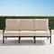 Grayson Sofa with Cushions in Black Aluminum - Sunbrella Rain, Rain Indigo - Frontgate