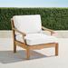 Cassara Lounge Chair with Cushions in Natural Finish - Linen Flax, Standard - Frontgate