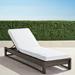Palermo Chaise Lounge with Cushions in Bronze Finish - Aruba, Standard - Frontgate