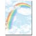 Over the Rainbow Letterhead Laser & Inkjet Printer Paper 25 Sheets