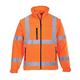 Portwest Hi-Vis Softshell Jacket (3L), Size: 4XL, Colour: Orange, S428ORR4XL