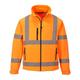 Portwest Hi-Vis Classic Softshell Jacket (3L), Size: XXL, Colour: Orange, S424ORRXXL