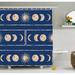 Ambesonne Grungy Ethnic Design of Planetary w/ Sun Moon Phases of Mystery Shower Curtain Set Polyester | 70 H x 69 W in | Wayfair sc_18917